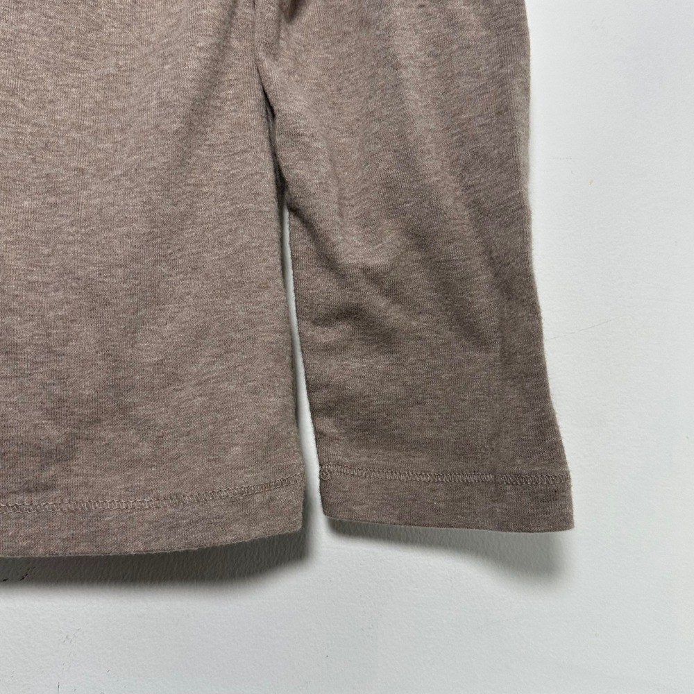 Sonoma Life Style Womens Everyday Tee Long Sleeve V-Neck Brown Heather L - Picture 7 of 7